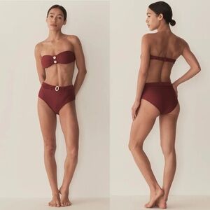 Doen Riva Bikini Top and Evora Bikini Bottom Set